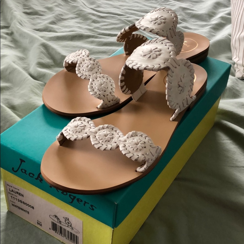 NWT Jack Rogers Lauren Sandal